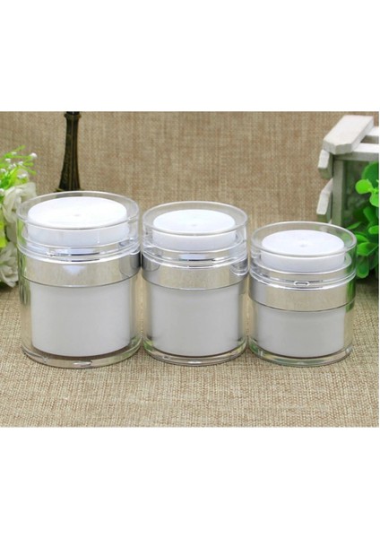 Resim Olarak 30 ml Havasız Pompa Kavanozları Boş Doldurulabilir Şişeler Seyahat Yüz Kremi Losyon Kozmetik Konteyner Plastik Boş Makyaj Kavanoz Kutusu (Yurt Dışından)