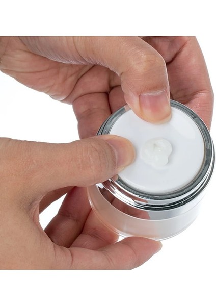 Resim Olarak 30 ml Havasız Pompa Kavanozları Boş Doldurulabilir Şişeler Seyahat Yüz Kremi Losyon Kozmetik Konteyner Plastik Boş Makyaj Kavanoz Kutusu (Yurt Dışından)
