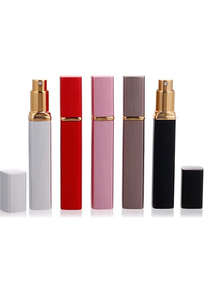 Pembe 12 ml Metal 1 Adet 6 Renk Metal Kasa Cam Tankı Parfüm Şişesi Alüminyum Meme Sprey Doldurulabilir Şişe Parfüm Kozmetik Cam Konteyner 12 ml (Yurt Dışından) fiyatları