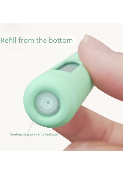 Mat Mavi 5 ml Şeker Renk Mini Seyahat Taşınabilir Alt Dolum Parfüm Şişesi Sıvı Alt Şişeleme Ince Sis Sprey Doldurulabilir Kavanoz Boş Kozmetik (Yurt Dışından) fırsatları