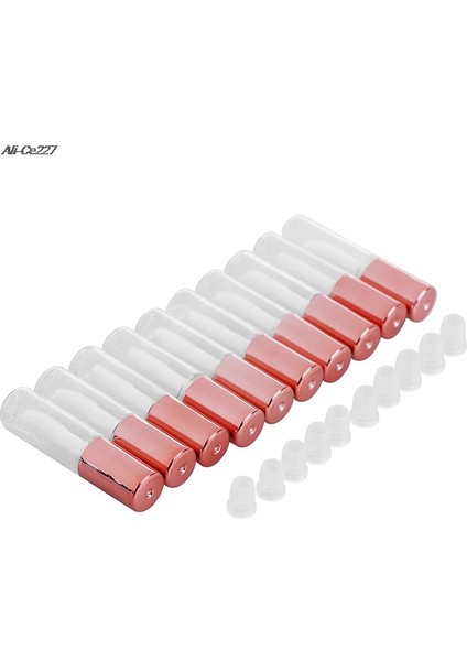 Koyu Haki 1.2ml 1.2ml 10 Adet Gül Altın Boş Dudak Parlatıcı Tüp, Dıy Plastik Zarif Sıvı Ruj Kabı, Yuvarlak Mini Lipgloss Numune Şişesi Siyah (Yurt Dışından) modelleri