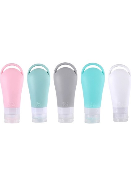 Beyaz 90 ml Makyaj Silikon Şişeler Seyahat Boyutu Şişe Losyon Sıkma Tüpü Doldurulabilir Şişe Numune Taşınabilir Konteyner Losyon Krem Tüp (Yurt Dışından) modelleri