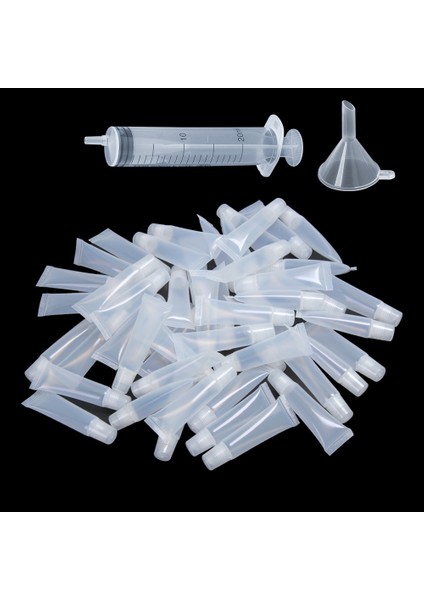 50 Adet Temizle 10 ml Plastik 100 Adet/torba 5/10/15/20 ml Boş Dudak Parlatıcısı Tüpleri Ruj Tüpü Dudak Balsamı Yumuşak Tüp Makyaj Sıkmak Şeffaf Dudak Parlatıcısı Tüp Konteyneri (Yurt Dışından)