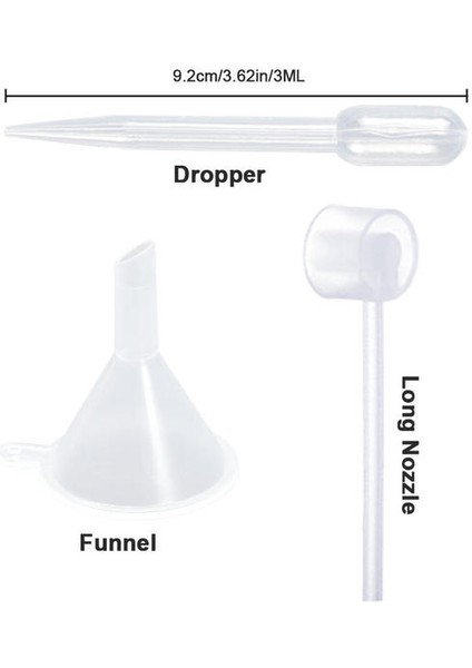 3xdispenser Aracı 10 ml Plastik 1 Adet 10 ml Boş Kirpik Tüp Maskara Tüpü Şişeler Şişe Aracı Moda Hint Yağı Dıy Maskara Konteyner Seti Gümüş Kapaklı (Yurt Dışından)