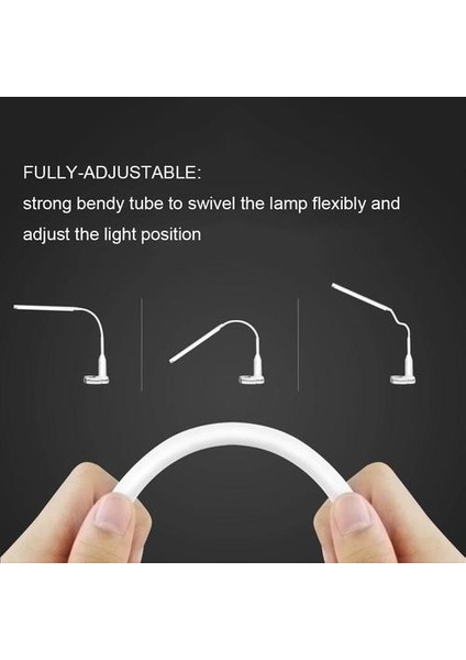 LED Masa Lambaları Göz Koruması 5W Adımsız Dimmmabable USB Okuma Lambası Dokunmatik Sensör Kontrolü 24 LED Masa Lambası | Masa Lambaları (Yurt Dışından)