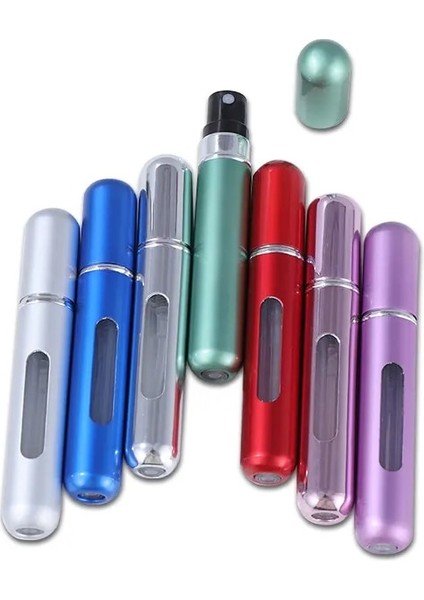 5 ml Mavi 5 ml 8 ml Alt Şarj Parfüm Doldurulabilir Şişe Sıvı Sprey Şişeleme Dağıtıcı Basın Kafası Taşınabilir Seyahat (Yurt Dışından) fırsatları