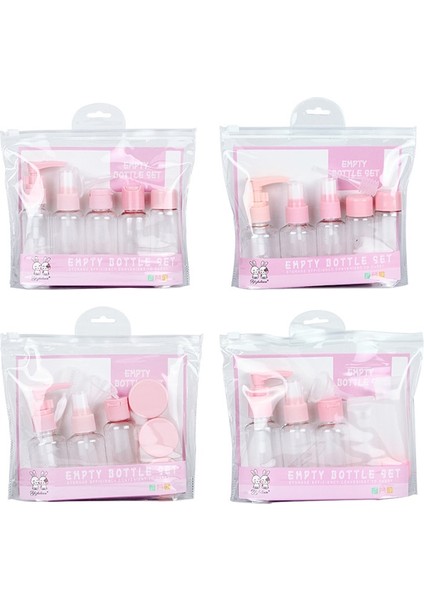 1680-MAVI Taşınabilir Seyahat Doldurulabilir Boş Şişe Seti Özü Şampuan Duş Jeli Kabı Sprey Losyon Şişeleme (Yurt Dışından) fiyatları