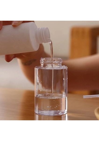 Gül 200ML 100/150/200ML Basmalı Makyaj Çıkarıcı Şişe Losyon Toner Seyahat Dağıtıcı Şişe Tırnak Doldurulabilir Şişeler Boş Konteyner Aracı (Yurt Dışından) fırsatları