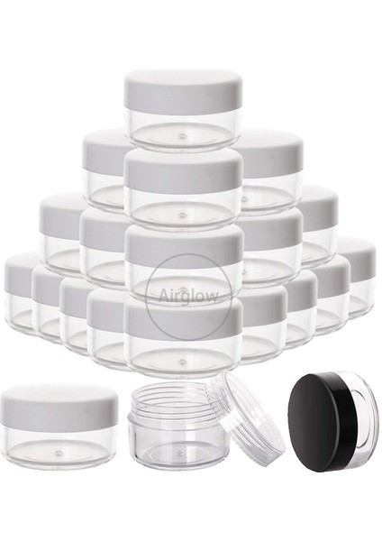 Karışık Kap 15g 10 Adet 2g/3g/5g/10g/15g/20g Küçük Plastik Kozmetik Boş Kavanoz (Yurt Dışından) fiyatları