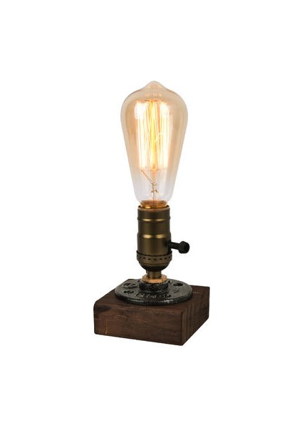 E27 Masa Lambası Vintage Endüstriyel Masa Lambası Çatı Katı Edison Masa Fenerler Oturma Odası Başucu Yatak Odası Lambası Ana Deco Işık Armatürleri | LED Masa Lambaları (Yurt Dışından)