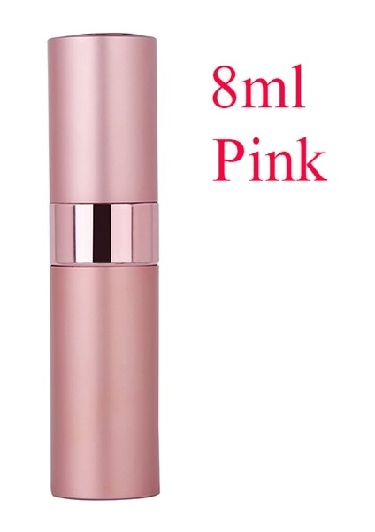 8ml Pembe Metal 8ml 15ML 20ML Metal Alüminyum Doldurulabilir Parfüm Şişesi Kozmetik Sprey Şişesi Taşınabilir Boş Şişe Seyahat Alt Şişe Astarı Cam (Yurt Dışından)