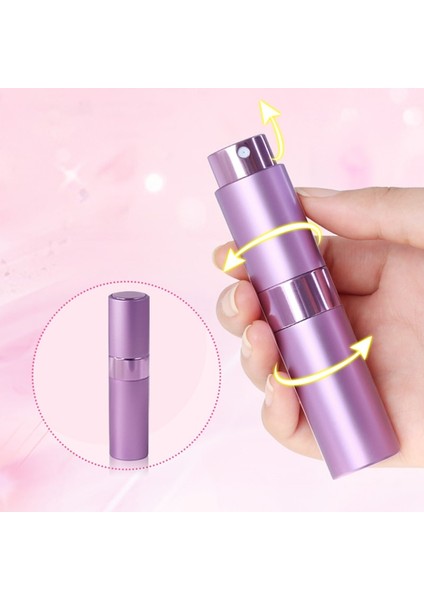 8ml Pembe Metal 8ml 15ML 20ML Metal Alüminyum Doldurulabilir Parfüm Şişesi Kozmetik Sprey Şişesi Taşınabilir Boş Şişe Seyahat Alt Şişe Astarı Cam (Yurt Dışından) fiyatları