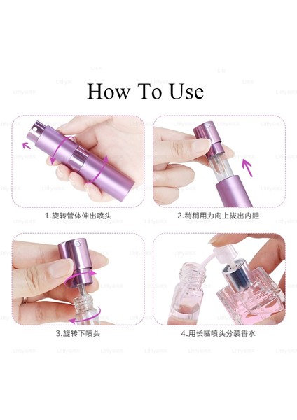 8ml Pembe Metal 8ml 15ML 20ML Metal Alüminyum Doldurulabilir Parfüm Şişesi Kozmetik Sprey Şişesi Taşınabilir Boş Şişe Seyahat Alt Şişe Astarı Cam (Yurt Dışından) indirimleri
