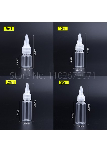 10 ml 50 Adet 5 ML-500 ml Ucu Şeffaf Plastik Şişe Emülsiyon Ekstrüzyon Şişeleme Nokta Pet Boş Şişeler Plastik Taşınabilir Şişe (Yurt Dışından)