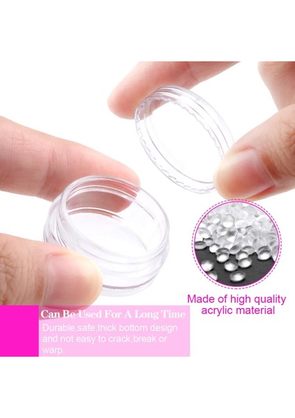 50 Adet Boş Kutu 10/20/30/50 Adet Boş Plastik Şişe Takı Boncuk Doldurulabilir Şişeler Küçük Yuvarlak Kozmetik Konteyner Saklama Kavanozları Taşınabilir Kutu (Yurt Dışından) modelleri