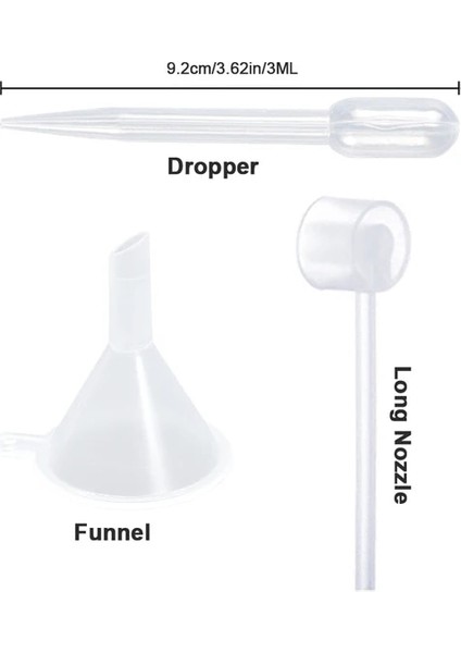 Dağıtım Araçları 5/10/15 ml Plastik Kozmetik Boş Pompalı Şişe (Yurt Dışından)