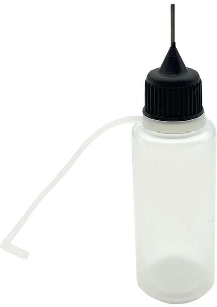 Siyah Kapak 50 ml Ldpe 3 ml-120 ml İğne Ucu Ldpe Sıkma Damlalıklı Plastik Sıvı Şişesi (Yurt Dışından)