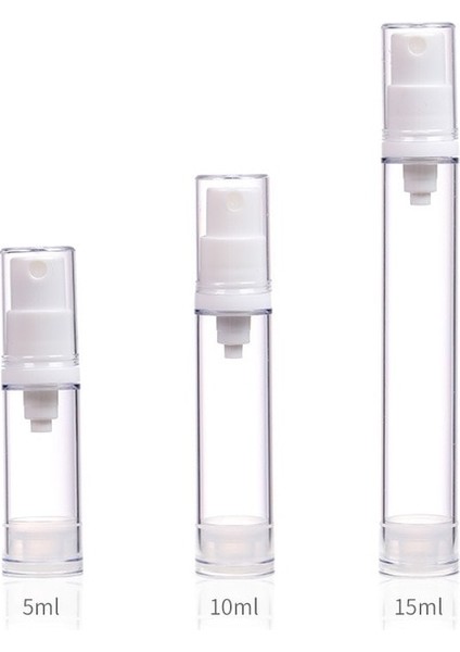 1pc 15ML-SPREY 1pc 5/10/15ML Vakum Losyon Sprey Şişesi Parfüm Özü Kozmetik Ambalaj Doldurulabilir Alt Şişeleme Sıvı Konteyner Seyahat (Yurt Dışından)