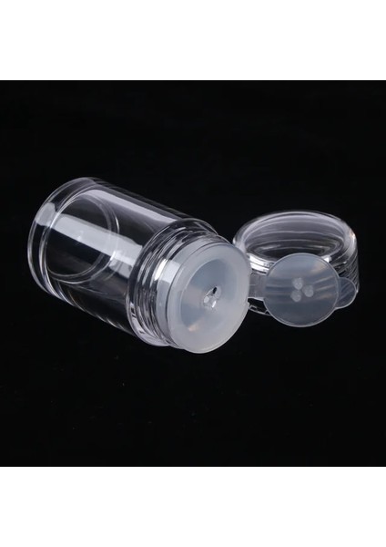 Clear-3 Delik 1 Adet Şeffaf 10 ml Boş Kozmetik Elek Pudra Şekeri Kavanozları 1 Adet Konteyner Vidalı Kapak Dıy Makyaj Araçları Için Şişe Doldurulabilir Şişeler (Yurt Dışından)