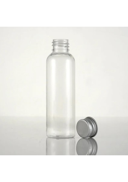 Şeffaf 20ML 5/10/20/30ML Şeffaf Plastik Şişe Alüminyum Vidalı Kapaklı Küçük Kavanoz Kozmetik Konteyner Seyahat Seti Boş Doldurulabilir Şişeler Kavanoz (Yurt Dışından) modelleri