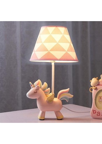 Unicorn Nightlight Girl Yatak Odası Masaüstü Dekorasyon Masa Lambası (Yurt Dışından) fiyatları