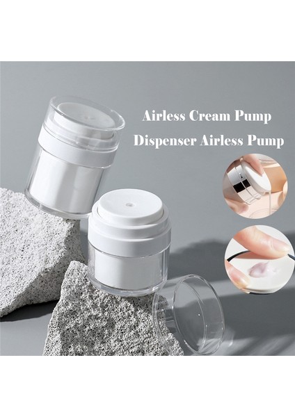 Style1 30ML Boş Havasız Pompa Kavanoz Doldurulabilir Kremler Jeller Losyonlar Dağıtıcı Seyahat Sızdırmaz Kozmetik Konteyner Vakum Şişesi Yeni (Yurt Dışından) modelleri