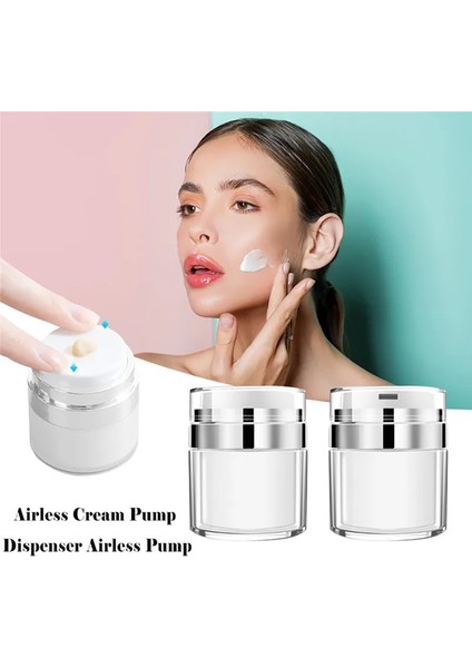 Style1 30ML Boş Havasız Pompa Kavanoz Doldurulabilir Kremler Jeller Losyonlar Dağıtıcı Seyahat Sızdırmaz Kozmetik Konteyner Vakum Şişesi Yeni (Yurt Dışından) fırsatları