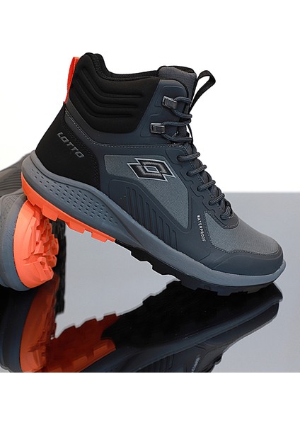 1771-CROWEL Anatomik Tabanlı Waterproof Trekking Spor Bot - NKT01771-GRI-41