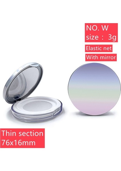 No.4 10 Türleri Taşınabilir Plastik Toz Kutusu El Boş Toz Pot Elek ile Kozmetik Seyahat Makyaj Kavanoz Elek Konteyner (Yurt Dışından)