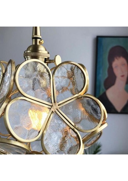 Pirinç Cam Lamba Yatak Odası Başucu Restoran Otel Konuk Evi Koridoru Giriş Kız Kalp Toyul Avize (Yurt Dışından) modelleri