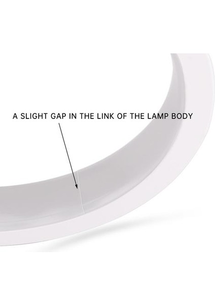Yatak Odası Için LED Masa Lambası Dairesel Akrilik Masa Lambası Siyah/beyaz Dimmababy Başucu Lambası Yuvarlak Gece Işığı | LED Masa Lambaları (Yurt Dışından)