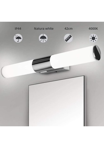 LED 16W Uzun Tüp Duvar Işığı, Banyo Için Şerit Ayna Ön Lambası, Toz Odası (Yurt Dışından)