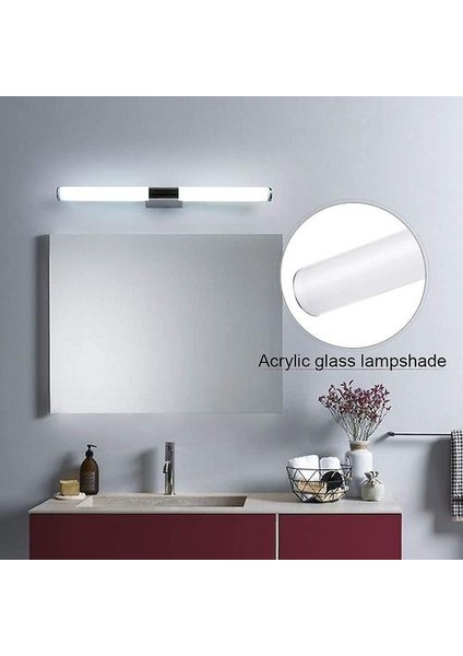 LED 16W Uzun Tüp Duvar Işığı, Banyo Için Şerit Ayna Ön Lambası, Toz Odası (Yurt Dışından)