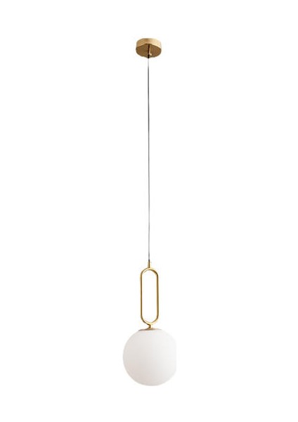 Çarpıcı Cam Orb Avize Modern Minimalist Tasarım (Yurt Dışından)