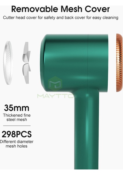 Maytto Kumaş Tıraş Makinesi Elektrikli Kazak Tıraş Makinesi USB Şarj Edilebilir Lint Remover Giyim Saç Topu Giyotin Fuzz Sökücü Giysi Kanepe Perde Çorap (Yurt Dışından) modelleri