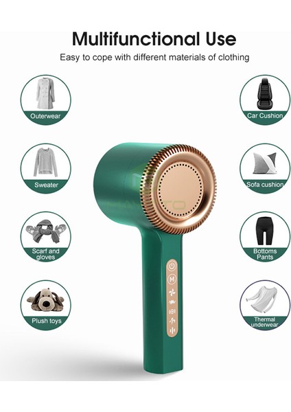 Maytto Kumaş Tıraş Makinesi Elektrikli Kazak Tıraş Makinesi USB Şarj Edilebilir Lint Remover Giyim Saç Topu Giyotin Fuzz Sökücü Giysi Kanepe Perde Çorap (Yurt Dışından) fırsatları