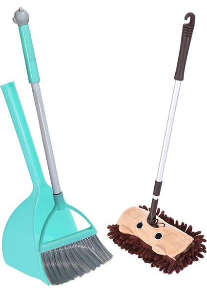 Çocuklar Için Mini Temizlik Temizlik Alet Takımı, 3 Adet Komple Sevimli Küçük Paspas, Küçük Süpürge, Çocuklar Için Küçük Faraş Dahil (Yurt Dışından)