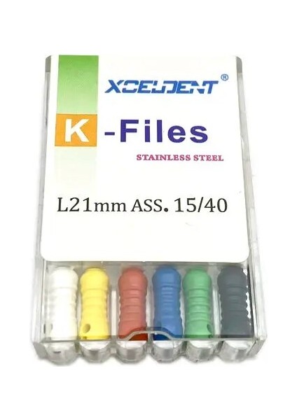 21MM Tandheelkundige K Bestanden Wortelkanaal Endo Bestanden Diş El Bestanden Rvs K Bestanden Tandarts Gereedschap (Yurt Dışından)