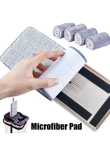 Mikrofiber Paspas Mutfak Zemin Temizleme Için Uygun 12X33 cm Düz Sıkma Paspas Yedek Paspas Pedi Ev Aracı (Yurt Dışından)