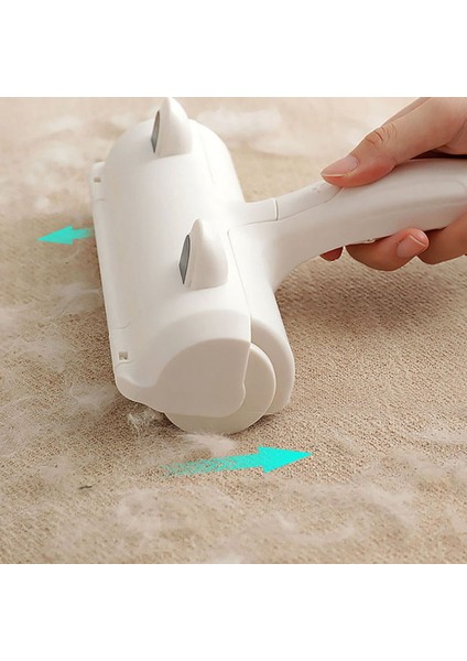 Pet Saç Rulosu Köpek Saç Çıkarıcı Fırça Halı Temizleme Fırçası Kedi Tüy Bırakmayan Yapıştırma Rulo Halı Temizleyici Fırçalar Eldiven, Bir (Yurt Dışından) fiyatları