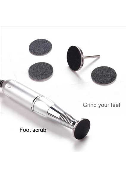 100 ADET-120 25MM Çaplı Ayak Törpü Ayak Dosya Mandrel Ayak Zımpara Kağıdı Pedikür Cilalı Zımpara Halkası Pedikür Aracı Taşlama Mili Çekirdek (Yurt Dışından)