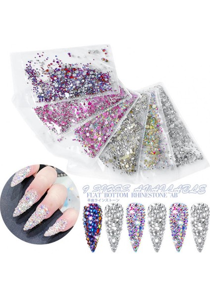 3 1440 Adet/takım Uygun Tırnak Taklidi Dekor Parlak Tırnak Süsleme Glitter Yaratıcı Zarif Modern Stil Tırnak Taklidi (Yurt Dışından) indirimleri