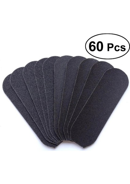 60 Adet/paket Bakım Ayak Grit Zımpara Bezi Pro Pedikür Ayak Bakımı Yedek Paslanmaz Metal Kolu Dosyaları Ayak Törpü (Yurt Dışından)