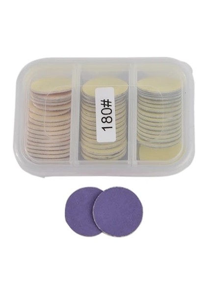 Mor Ayak Öğütücü Kağıt 25MM Manikür Parlatma Makinesi Disk Buzlu Sac Pedikür Zımpara Paslanmaz Çelik Mil Diskleri (Yurt Dışından)