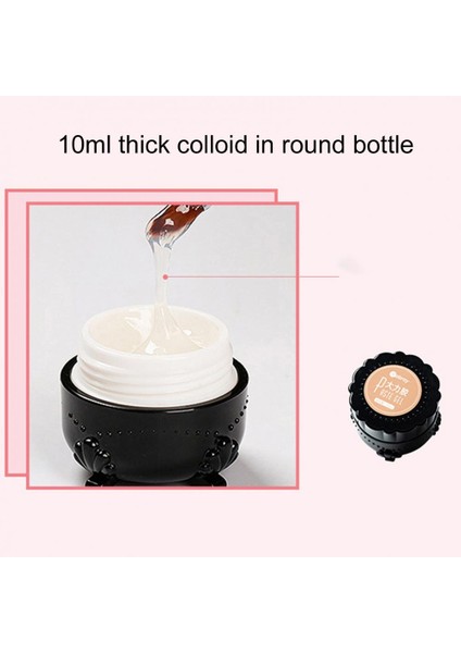 B 10 ml Tırnak Sanat Jel Sağlıklı Sızdırmazlık Katmanı Jel Çok Fonksiyonlu Takviye Tutkal Uzun Ömürlü Ipuçları Uzatma Tırnak Uzatma Jel (Yurt Dışından)