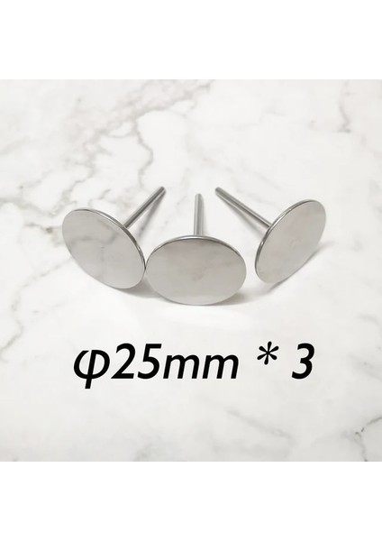 25MM 3 Adet Tırnak Matkap Disk Ucu Paslanmaz Çelik Yedek Zımpara Diski Mandrel Elektrikli Tırnak Matkap Aksesuarları Zımpara Kağıdı (Yurt Dışından)