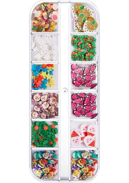 8 1 Kutu Tırnak Pul Noel Tarzı 3D Etkisi Ultra Ince Nail Art Charms Dilim-Dekorasyon Polimer Kadın Için (Yurt Dışından) indirimleri