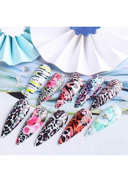Güzelleştirici Çivi Kağıt Etnik Totem Salon Için Nail Art Dekorasyon Aksesuarları (Yurt Dışından)
