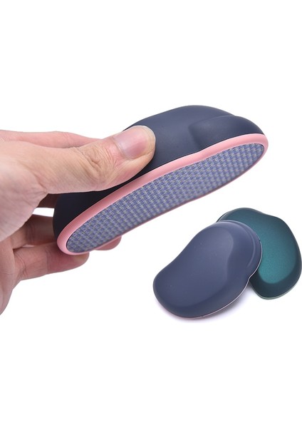 Mavi Nano Cam Ayak Taşlama Ayak Cihazı Tek Ayak Taşlama Taşı Pedikür Dosya Soyma Taşınabilir Ev Pedikür Ayak Bakımı Araçları (Yurt Dışından)