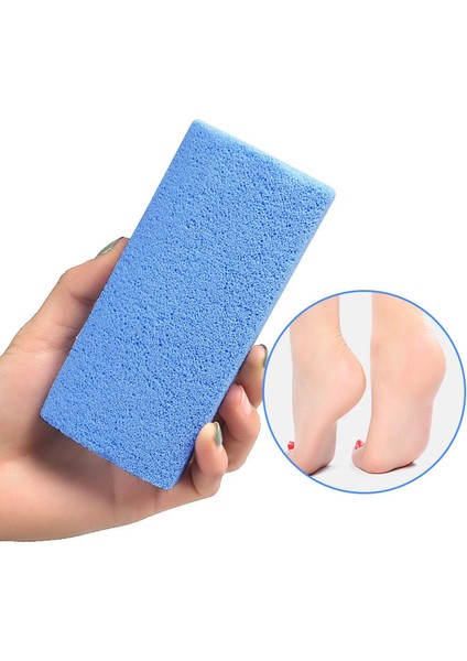 Gri L Cuboid Ayak Ponza Taşları Ölü Sökücü Ayak Bakımı Için Çift Taraflı (Yurt Dışından)